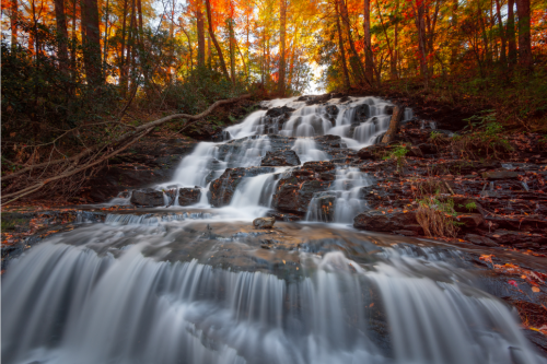 Waterfall at Vogel State Park, Georgia