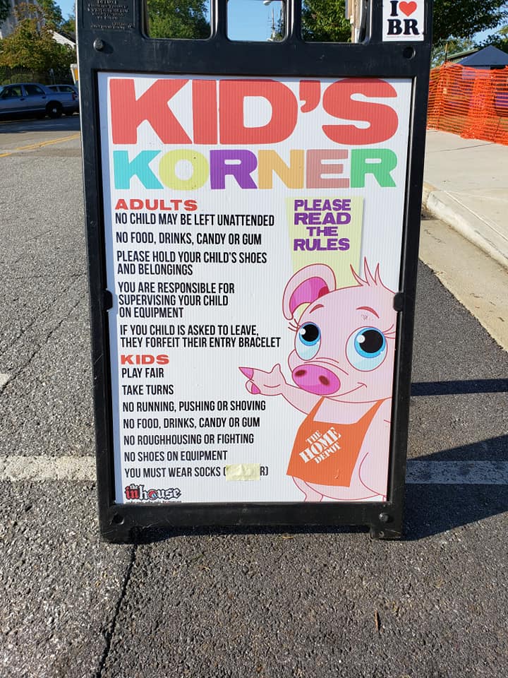 Blue Ridge Blues and BBQ Kids Korner Rules